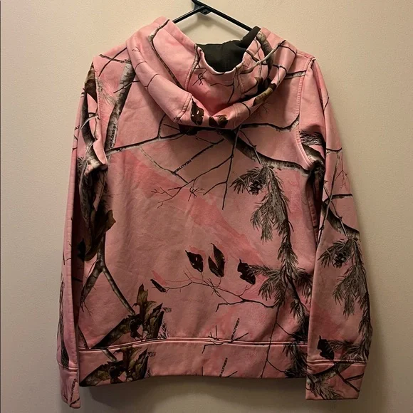 Under Armour Pink and Camo Hoodie size large - Picture 7 of 10